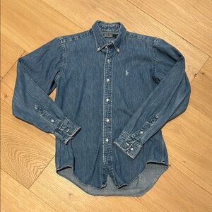 Polo by Ralph Lauren denim shirt size 18 boys